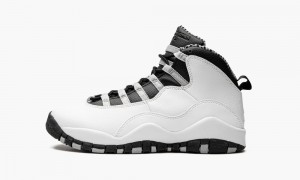 Nike Air Jordan 10 Retro GS 'Steel' Schoenen Kinderen Wit Nederland | 748092-VGC
