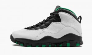 Nike Air Jordan 10 'Seattle Supersonics' Schoenen Heren Wit Zwart Groen Geel Nederland | 659803-PVA