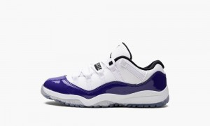Nike Air Jordan 11 Low PS 'Concord Sketch' Schoenen Kinderen Wit Zwart Paars Nederland | 948513-RDT
