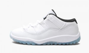 Nike Air Jordan 11 Low TD 'Legend Blue' Schoenen Kinderen Wit Blauw Nederland | 190284-EFS