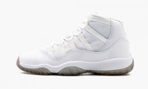 Nike Air Jordan 11 Retro (GS) '25th Anniversary' Schoenen Kinderen Wit Metal Zilver Nederland | 352169-NXC