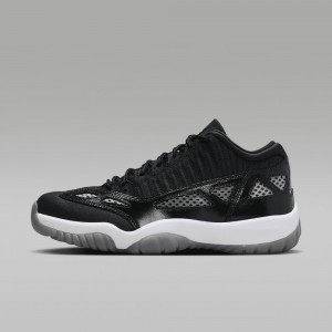 Nike Air Jordan 11 Retro Low IE Schoenen Heren Zwart Wit Zwart Nederland | 203814-EKB