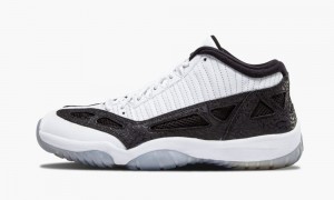 Nike Air Jordan 11 Retro Low Schoenen Heren Wit Metal Zilver Zwart Nederland | 513690-EVH