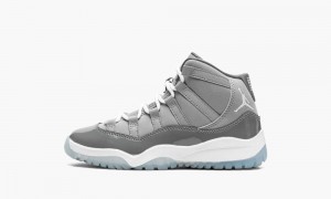 Nike Air Jordan 11 Retro PS 'Cool Grey 2021' Schoenen Kinderen Grijs Gekleurd Nederland | 786324-PKC