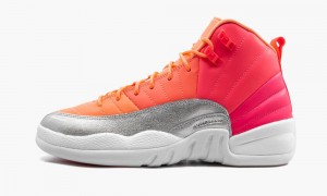 Nike Air Jordan 12 GS 'Sunset' Schoenen Kinderen Oranje Roze Wit Nederland | 709316-HNM
