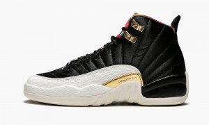 Nike Air Jordan 12 Retro CNY (GS) 'Chinese New Year 2019' Schoenen Kinderen Zwart Rood Wit Nederland | 108526-LZP