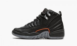 Nike Air Jordan 12 Retro GS 'Utility' Schoenen Kinderen Zwart Nederland | 027319-QXT