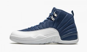 Nike Air Jordan 12 Retro 'Indigo' Schoenen Heren Grijs Blauw Blauw Nederland | 746201-HZX
