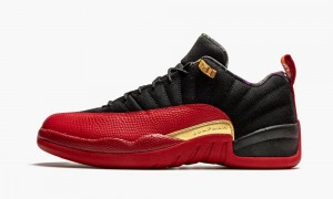 Nike Air Jordan 12 Retro Low SE 'Super Bowl LV' Schoenen Heren Zwart Rood Nederland | 931652-NZT