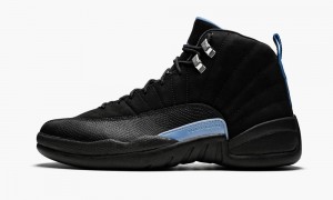 Nike Air Jordan 12 Retro 'Nubuck - 2009 Release' Schoenen Heren Zwart Wit Blauw Nederland | 261095-UZQ