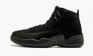 Nike Air Jordan 12 Retro OVO 'OVO' Schoenen Heren Zwart Metal Goud Nederland | 063245-FBD