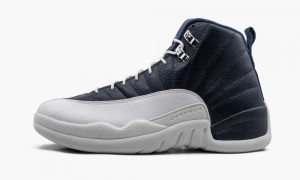 Nike Air Jordan 12 Retro 'Obsidian' Schoenen Heren Blauw Wit Nederland | 079214-MAP
