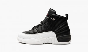 Nike Air Jordan 12 Retro PS 'Playoffs 2022' Schoenen Kinderen Zwart Rood Wit Nederland | 834019-CLW