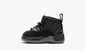 Nike Air Jordan 12 Retro TD 'Utility' Schoenen Kinderen Zwart Nederland | 495762-PNG