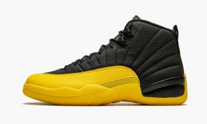Nike Air Jordan 12 Retro 'University Gold' Schoenen Heren Zwart Zwart Goud Nederland | 476532-FHE