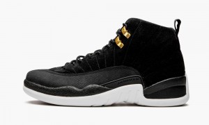 Nike Air Jordan 12 'Reverse Taxi' Schoenen Heren Zwart Goud Wit Nederland | 643715-AIX