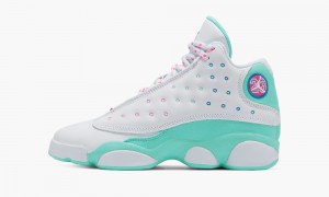 Nike Air Jordan 13 GS 'Aurora Green' Schoenen Kinderen Wit Groen Nederland | 270853-ZUW