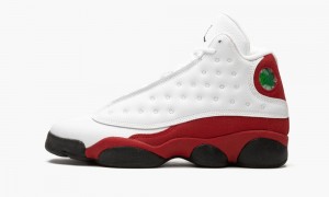 Nike Air Jordan 13 Retro BG 'Chicago' Schoenen Kinderen Wit Zwart Rood Nederland | 150792-DZT