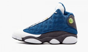 Nike Air Jordan 13 Retro 'Flint' Schoenen Heren Wit Blauw Nederland | 421873-MSJ