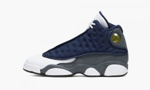 Nike Air Jordan 13 Retro GS 'Flint 2020' Schoenen Kinderen Donkerblauw Blauw Nederland | 147835-TKL