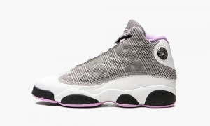 Nike Air Jordan 13 Retro GS 'Houndstooth' Schoenen Kinderen Wit Zwart Paars Metal Nederland | 285613-VJA
