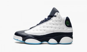 Nike Air Jordan 13 Retro GS 'Obsidian' Schoenen Kinderen Wit Donkerblauw Gekleurd Nederland | 792016-RUW