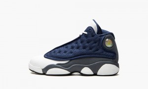 Nike Air Jordan 13 Retro PS 'Flint 2020' Schoenen Kinderen Donkerblauw Grijs Wit Nederland | 498076-NEA