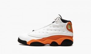 Nike Air Jordan 13 Retro PS 'Starfish' Schoenen Kinderen Wit Zwart Oranje Nederland | 035186-MCG