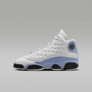 Nike Air Jordan 13 Retro Schoenen Kinderen Wit Paars Nederland | 203974-AOM