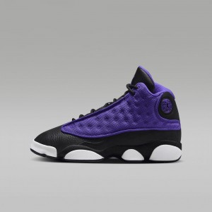 Nike Air Jordan 13 Retro Schoenen Kinderen Paars Zwart Nederland | 683125-HCU