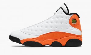 Nike Air Jordan 13 Retro 'Starfish' Schoenen Heren Wit Zwart Oranje Nederland | 297561-VGS