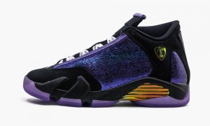 Nike Air Jordan 14 Retro DB (GS) 'Doernbecher' Schoenen Kinderen Zwart Wit Paars Gekleurd Nederland | 786342-HQX