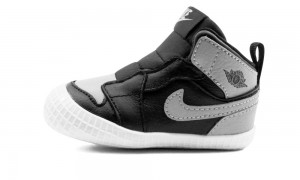 Nike Air Jordan 1 Crib 'Shadow' Schoenen Kinderen Zwart Wit Grijs Nederland | 056928-RZJ