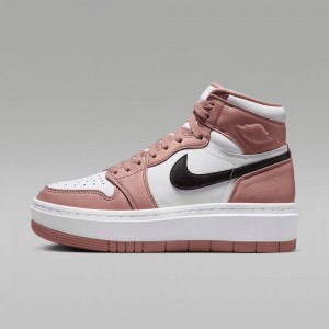 Nike Air Jordan 1 Elevate High Schoenen Dames Roze Wit Nederland | 463182-GPH