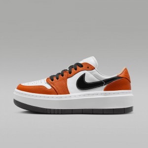 Nike Air Jordan 1 Elevate Low Schoenen Dames Oranje Wit Nederland | 175608-ITM