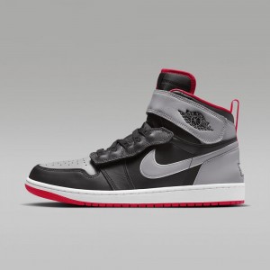 Nike Air Jordan 1 Hi FlyEase Schoenen Heren Grijs Zwart Nederland | 658249-NBQ