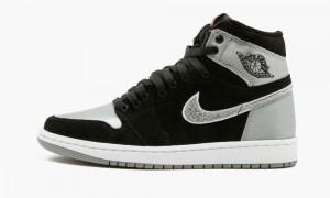 Nike Air Jordan 1 Hi GG 'Aleali May' Schoenen Kinderen Zwart Grijs Grijs Wit Nederland | 146287-QVH