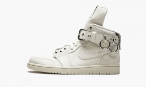 Nike Air Jordan 1 High 'COMME des Garçons - White' Schoenen Heren Wit Nederland | 531492-TMU