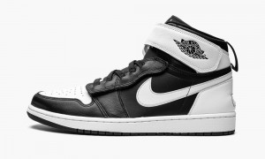 Nike Air Jordan 1 High FlyEase 'Panda' Schoenen Heren Zwart Wit Nederland | 387605-DKU