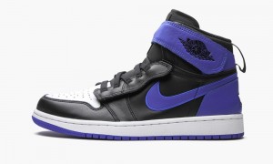 Nike Air Jordan 1 High FlyEase 'Royal' Schoenen Heren Zwart Koningsblauw Wit Nederland | 857360-VBM