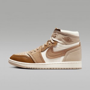 Nike Air Jordan 1 High Method of Make Schoenen Dames Khaki Nederland | 315742-EBC