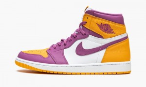 Nike Air Jordan 1 High OG 'Brotherhood' Schoenen Heren Paars Goud Licht Nederland | 395860-LQX