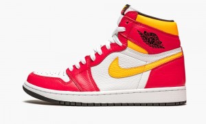 Nike Air Jordan 1 High OG 'Light Fusion Red' Schoenen Heren Lichtrood Wit Nederland | 278519-PNV