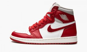 Nike Air Jordan 1 High OG 'Newstalgia' Schoenen Dames Wit Roze Rood Nederland | 521043-GFZ