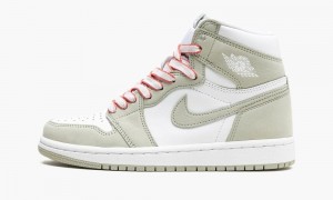 Nike Air Jordan 1 High OG 'Seafoam' Schoenen Dames Roze Groen Wit Nederland | 628540-UEG