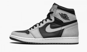 Nike Air Jordan 1 High OG 'Shadow 2.0' Schoenen Heren Zwart Wit Lichtgrijs Nederland | 870954-VYU