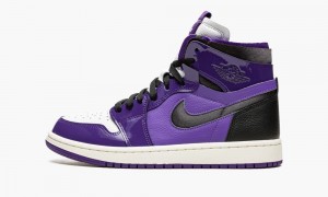 Nike Air Jordan 1 High Zoom CMFT 'Purple Lak' Schoenen Dames Paars Zwart Nederland | 204679-IFH