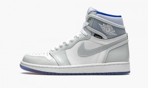 Nike Air Jordan 1 High Zoom 'Racer Blue' Schoenen Heren Wit Blauw Nederland | 106735-FGW