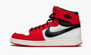 Nike Air Jordan 1 KO 'Chicago' Schoenen Heren Rood Wit Zwart Nederland | 346517-VEP