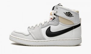 Nike Air Jordan 1 KO 'Greyscale' Schoenen Heren Wit Lichtgrijs Zwart Nederland | 560917-UVY